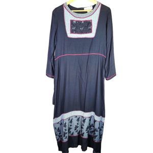 Vintage Country/Prairie/Folk Art Inspired  Dress Handmade